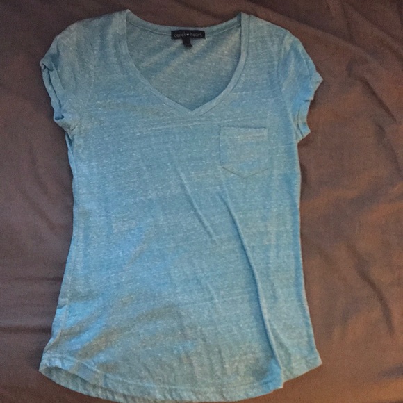 short sleeve plain colored shirt with pocket - Picture 1 of 4